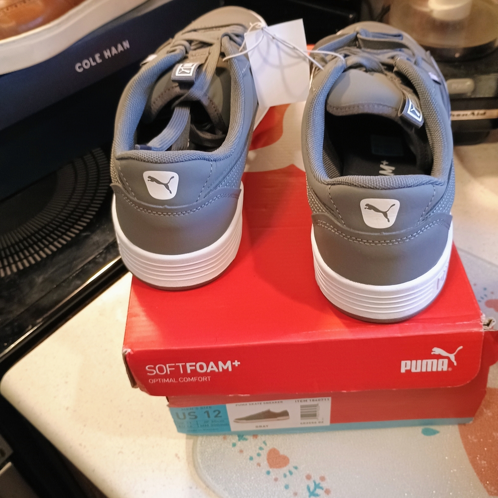 Puma Men's Gray Sneakers - Picture 5 of 7